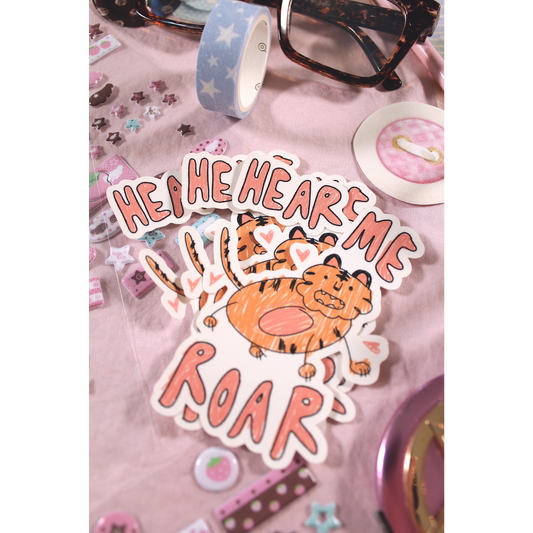 Hear Me Roar Stickers