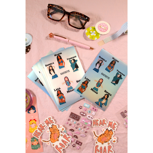Katseye Sticker Sheets