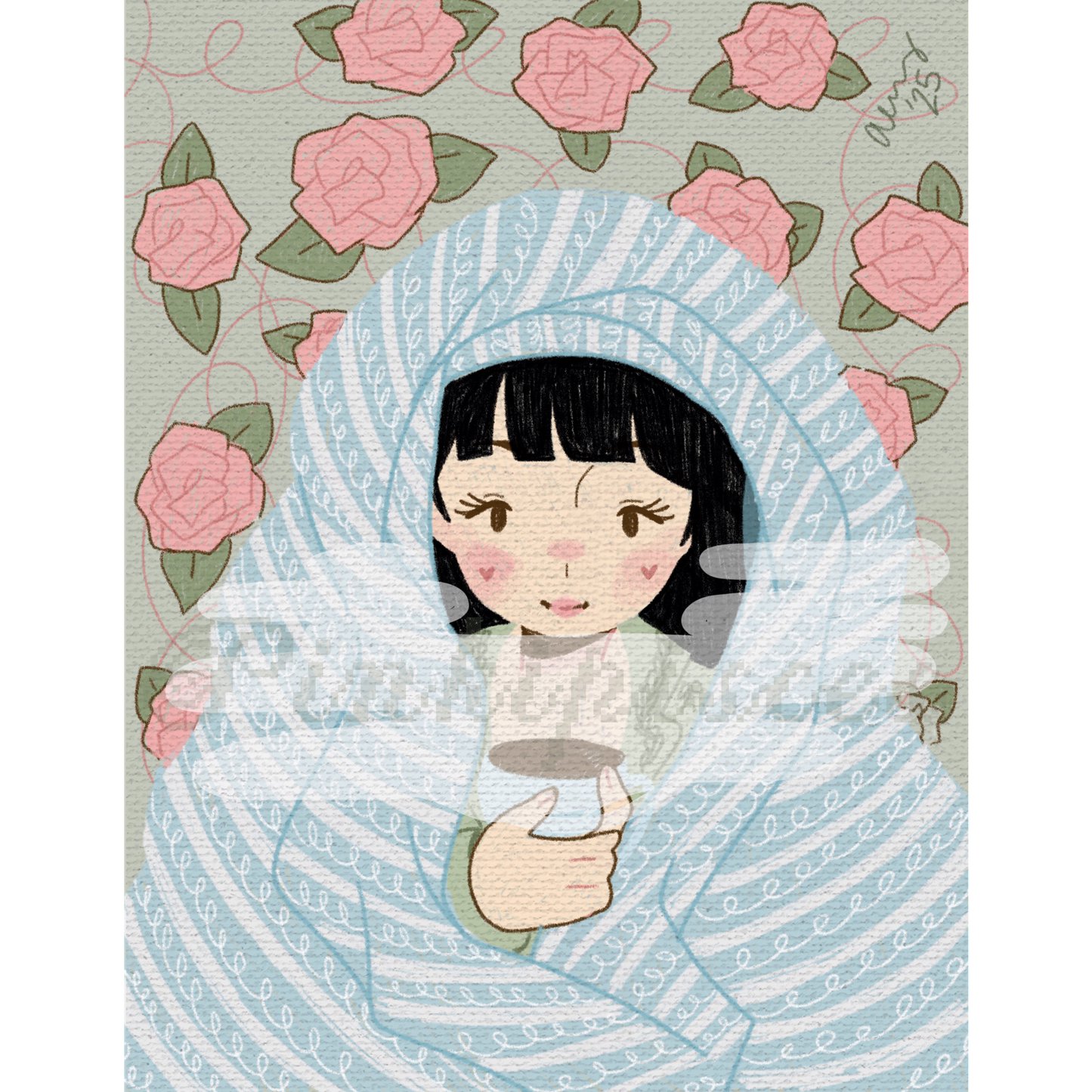 Winter Meets Spring Art Print