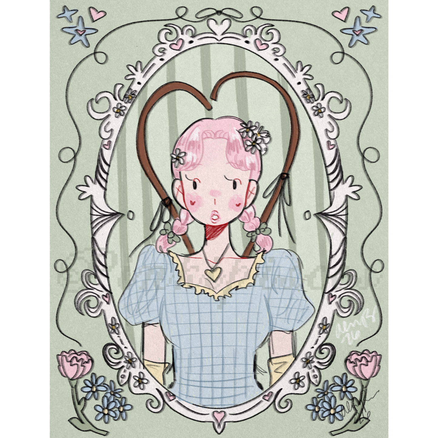Spring Belle Art Print