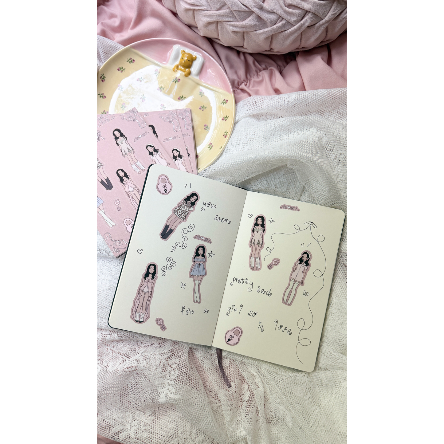 Olivia Rodrigo Outfits Sticker Sheet