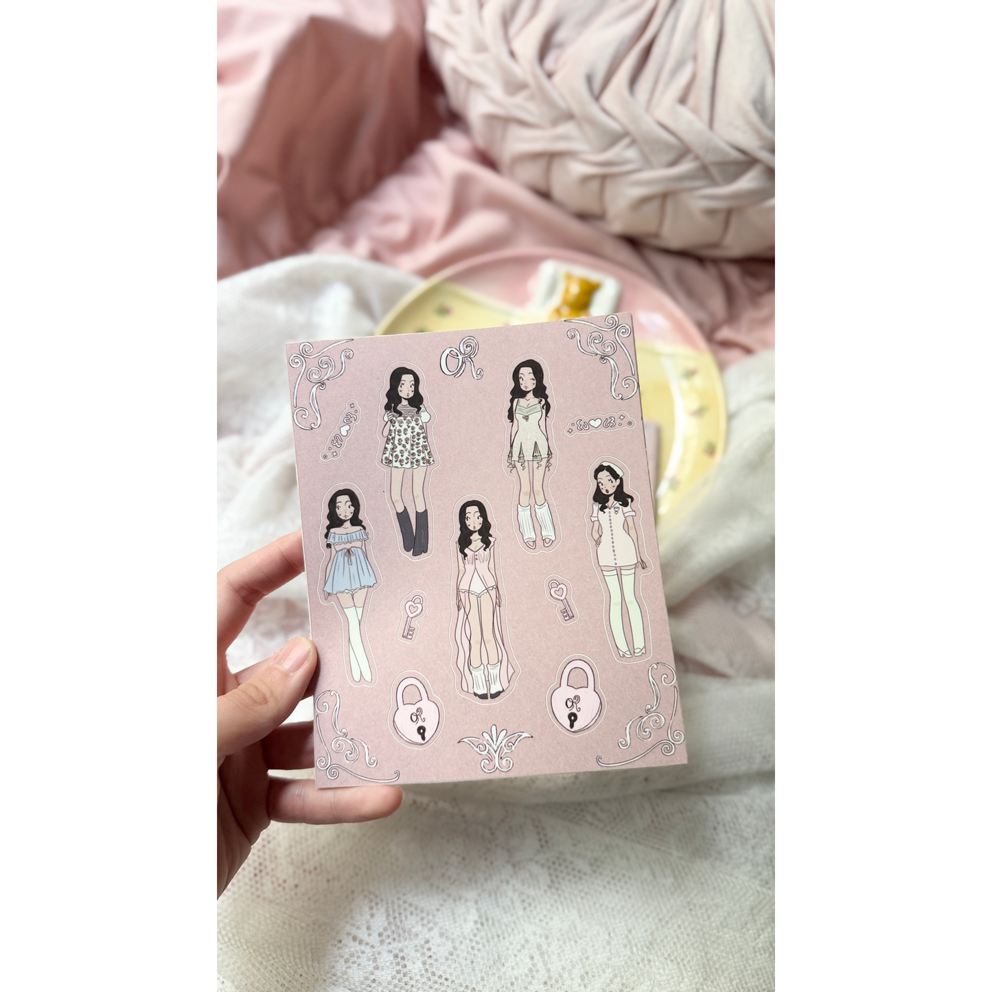 Olivia Rodrigo Outfits Sticker Sheet