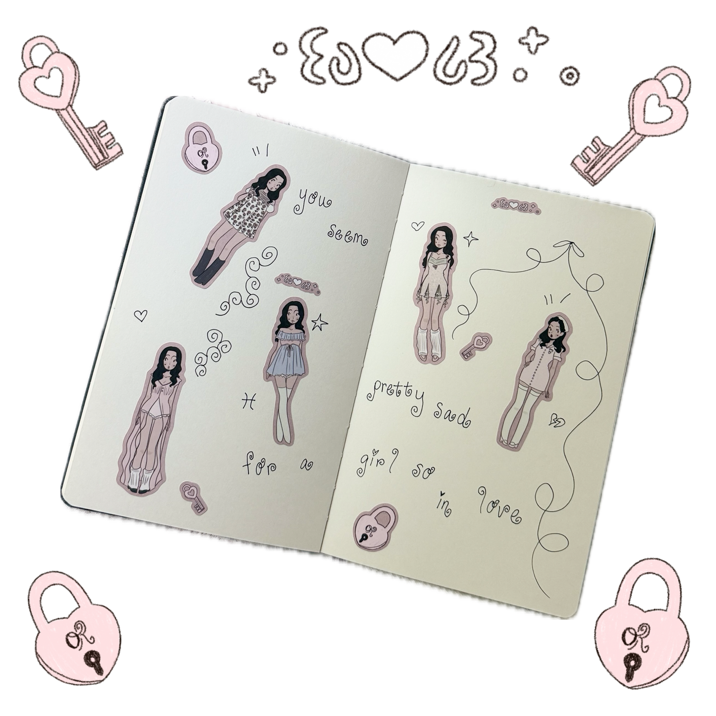 Olivia Rodrigo Outfits Sticker Sheet